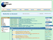 Tablet Screenshot of histoire-geo.org